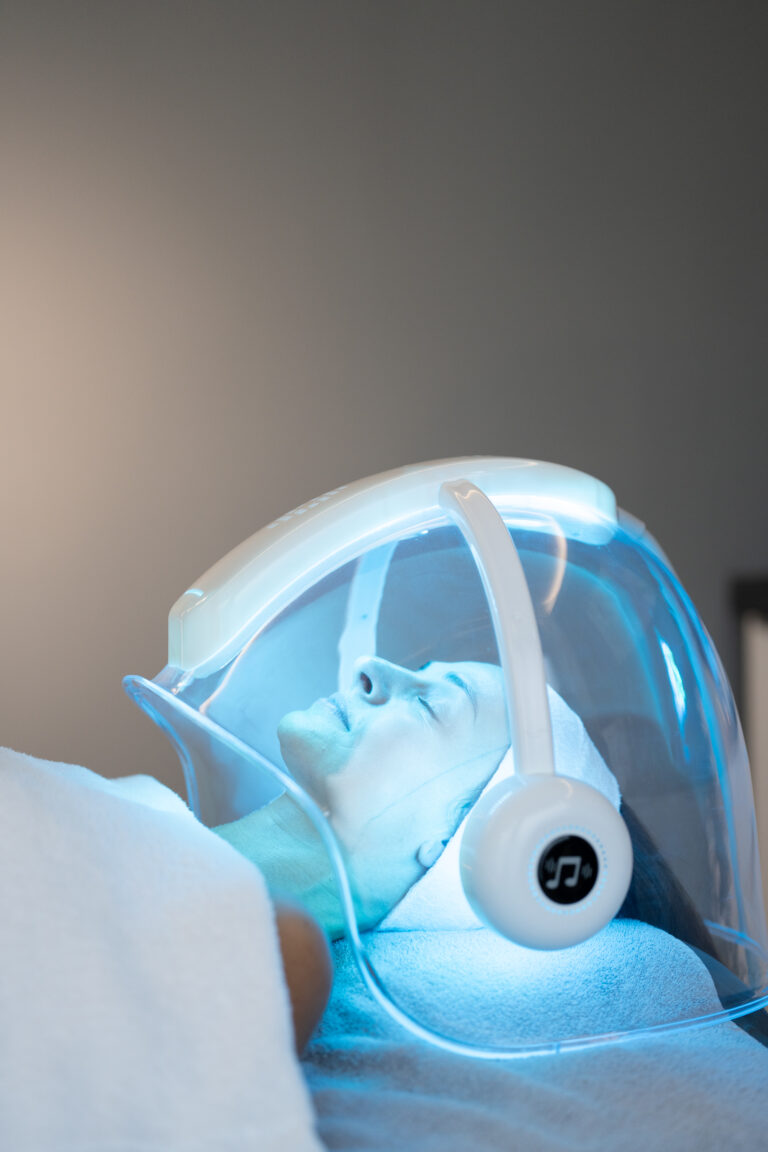 Sauerstoffbehandung LED im skinperfection kosmetikstudio dresden
